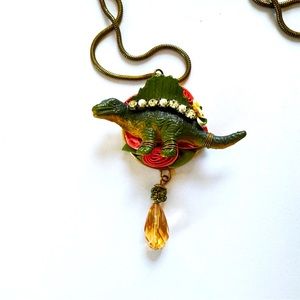 Lenora Dame dinosaur pendant from Anthropologie